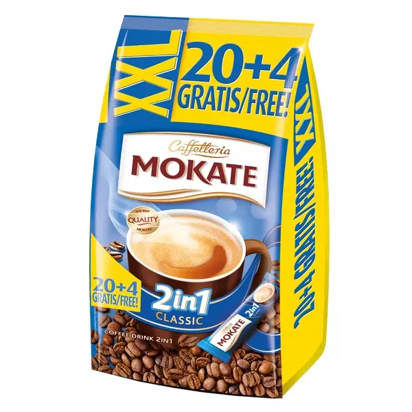 Mokate XXL 2in1 Azonnal Oldódó Kávéspecialitás (24x14g)